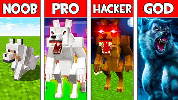 Minecraft NOOB vs PRO vs HACKER vs GOD: WEREWOLF MUTANT EVOLUTION in Minecraft Animation