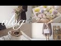 ENG / flower shop vlog | #10 비누 용돈박스 , 유채 가득 핸드타이드, Handtied , flower box