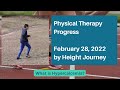 Physical Therapy (Feb 28) in Leg Lengthening Consolidation - Jogging Outdoors, Hypercalcemia