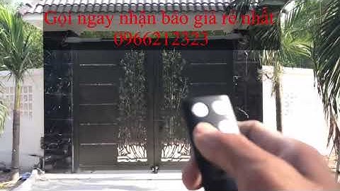 Motor cổng tay đòn Đài Loan 2 cánh bền đẹp