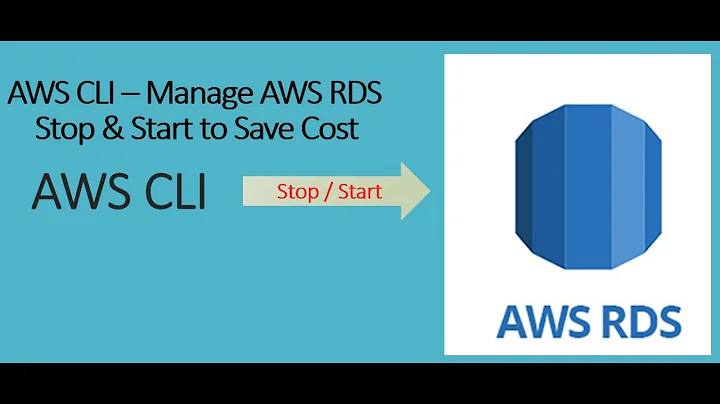 AWS CLI –AWS RDS database Stop  Start to Save Cost  (all nonprod environmnet schedule stop & start )