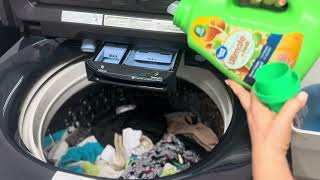Samsung washer How to Start a Normal load of wash in washing machine model WA54CG7150AD