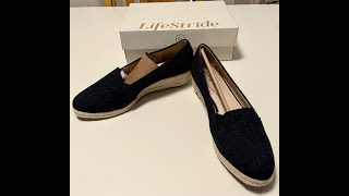 Review of LifeStride womens Kamilla wedge espadrille shoes
