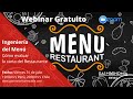 Webinar Ingeniería del Menú