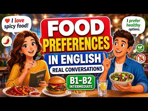Talking About Food Preferences in English Intermediate English Conversation Practice