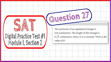 Question 27 from SAT Digital Practice Test 1, Module 1, Section 2