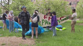 Pro-Palestine protests continue at Washington University as reaction pours in over arrests