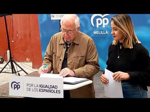 El PP de Melilla firma un manifiesto "por la igualdad de todos los españoles"
