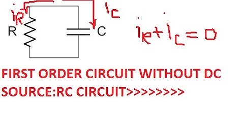 Transient Analysis:RC first order circuits