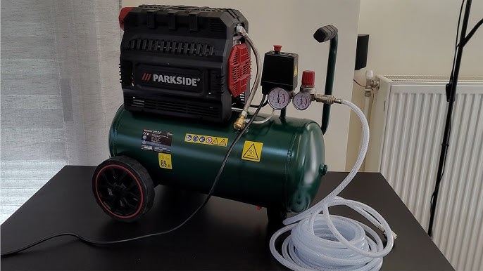 YouTube REVIEW 50L Vertical Parkside - PVKO B2 50 Compressor