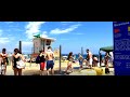 5K video. Barcelona, Spain. La Barceloneta Boardwalk