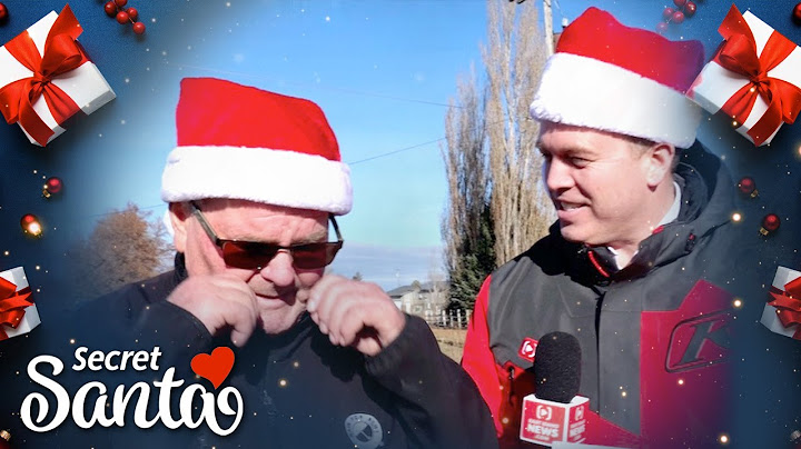 He thought he was helping a Secret Santa. Instead he was surprised with a much-needed gift.