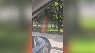 Person of interest in custody in connection with burning cross found in Grant Park