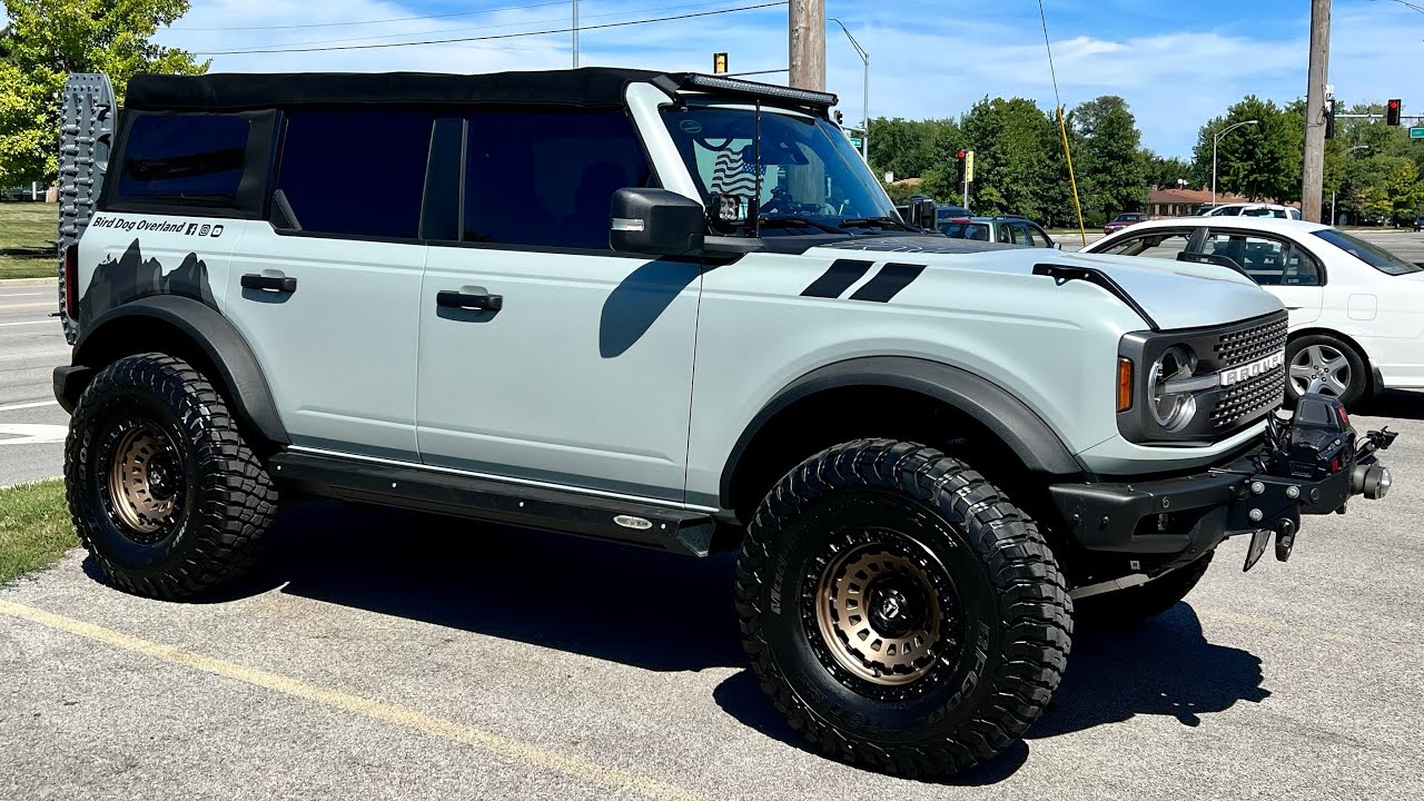 Bronco Rigid light bar mounts and soft top flapping wind noise
