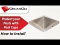 How to Install our Metal Post Caps How to Install our Metal Post Caps
