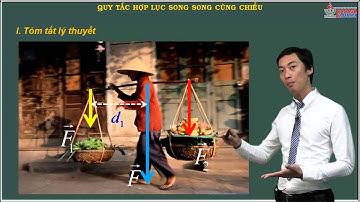 Vật lý 10 - Cân bằng của một vật rắn - Quy tắc hợp lực song song cùng chiều