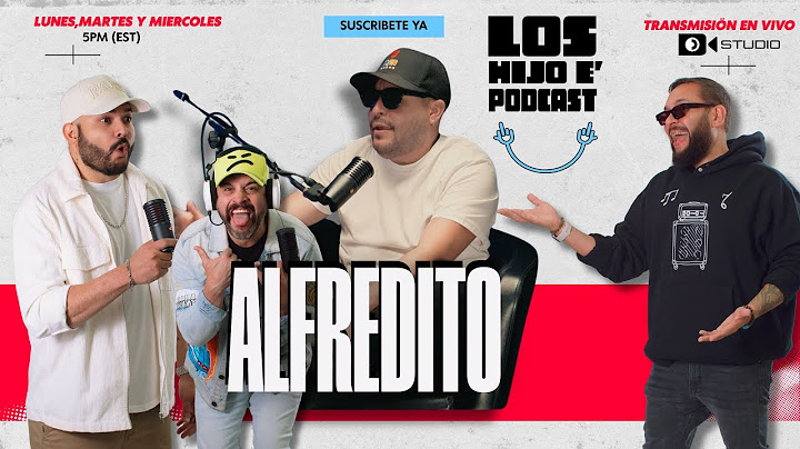 ¡Gerardo volvió loco a Alfredito en plena entrevista! 😱 | Los Hijo e' Podcast.!