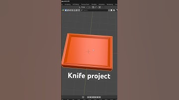 Learn how to use the knife project tool #blendertricks #blendertips #blendertutorials #blender3d