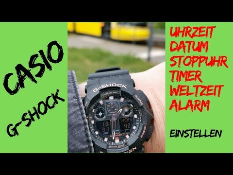 Casio G-Shock einstellen - alle Funktionen erklärt