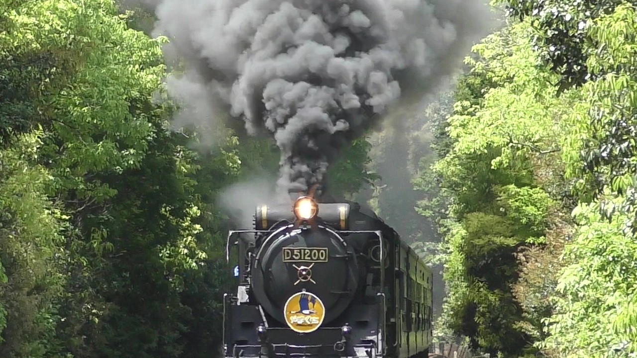 脳が震える】これぞ日本の蒸気機関車。D51が見せた限界突破の爆煙走行