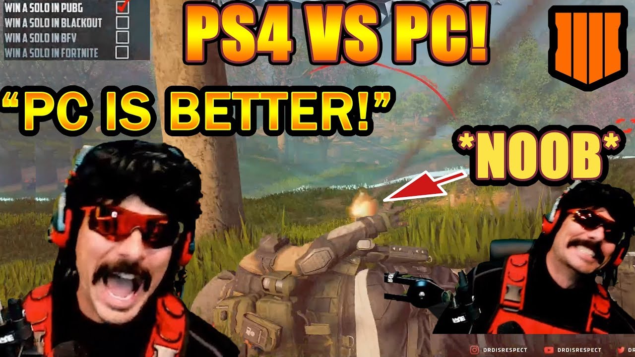 DrDisrespect RANTS About COD Blackout On PS4! (PC IS MUCH Better!)