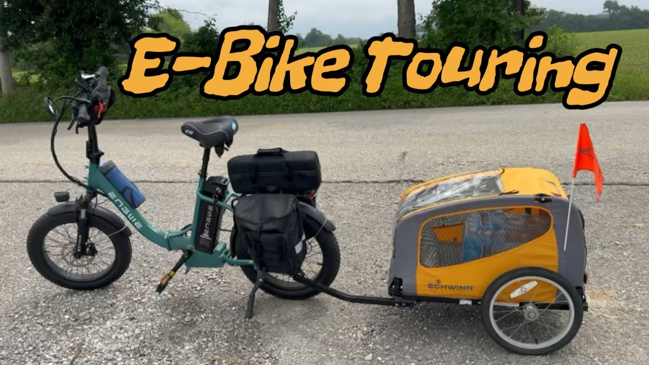 First Test of the New E-Bike Touring Set-Up