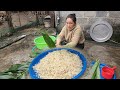 Single mother: Process of making bean sprouts from green beans. CEO shows off his cooking skills