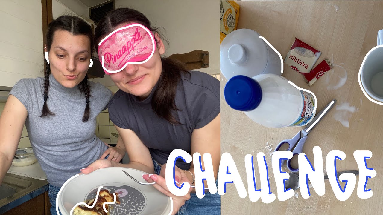 готовим панкейки с закрытыми ушами🙉 и глазами🙈