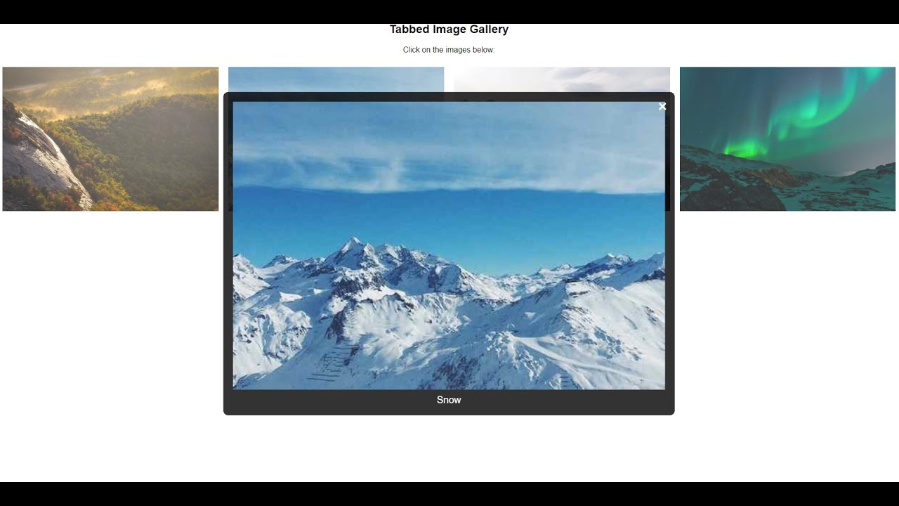 How to make an image viewer in HTML | HTML Tutorial - YouTube