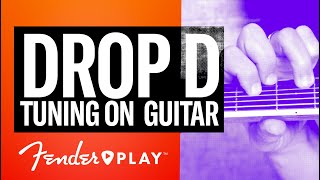 Drop D Tuning on Guitar How to Tune to Drop D Guitar Tuning Fender Play