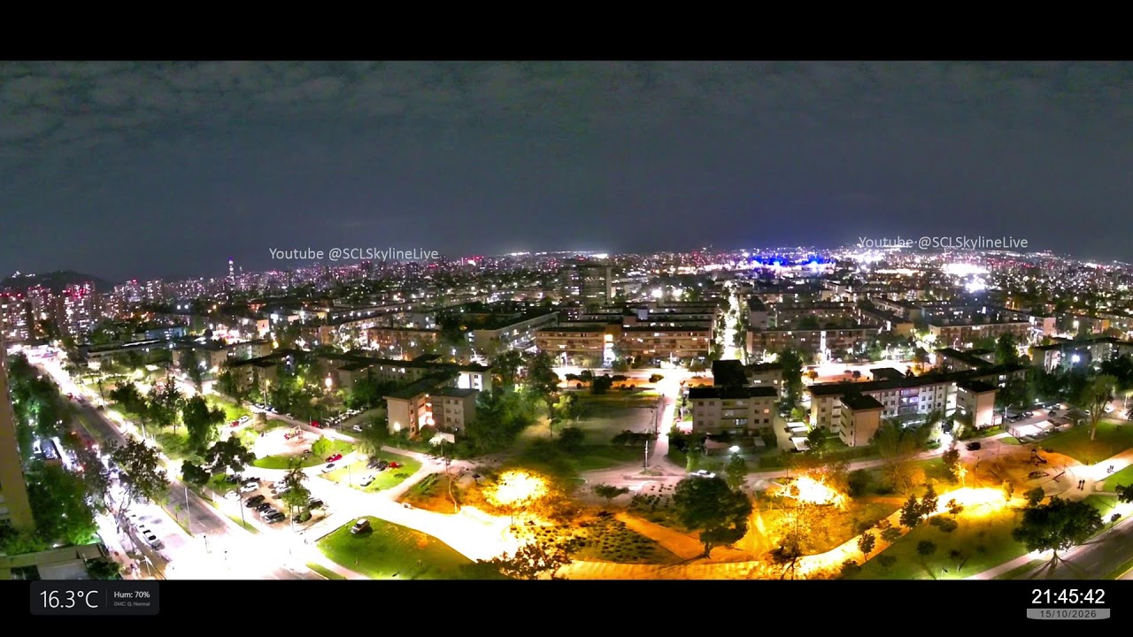 Santiago Skyline Live - Ñuñoa, Chile live camera thumbnail