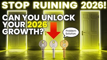 3 FREE KEYS To UNLOCK 2026 GROWTH (Stop The Performance Trap NOW!)