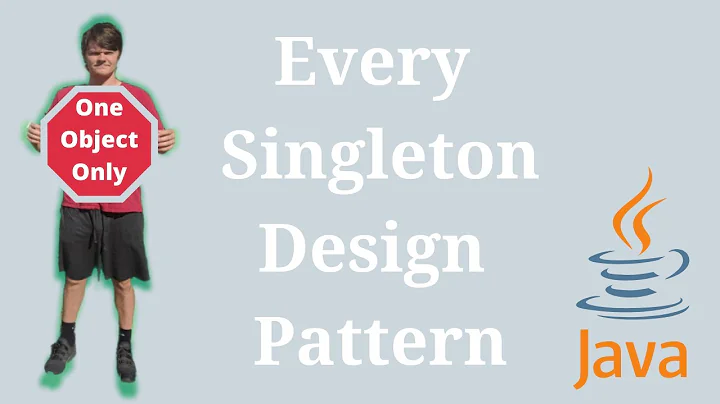 Java Singleton Design Pattern Tutorial (Eager, Laz...