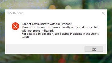 Cannot Communicate With The Scanner   Make Sure The Scanner Is On  - Fix   2023