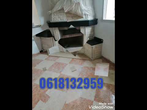 مدفئة عملية بديكور جديد بالحجر الرخام