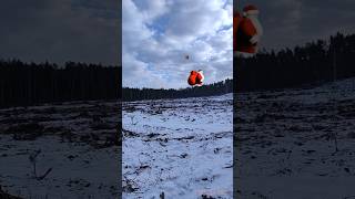 Giant Santa Claus gives a gift #christmas #characters