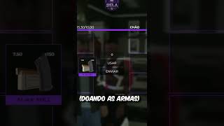 DISTRIBUINDO ARMAS PARA GERAL COM MOD MENU NO GTA RP #shorts #shortsviral #foryou