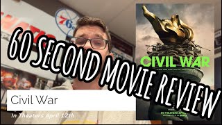 Civil War 60 Second Movie Review by The Recaps 955 views 1 month ago 1 minute, 21 seconds