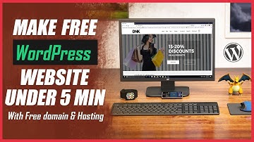 How to Create A Free Website - with Free domain + hosting Under 5 minutes