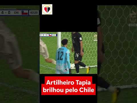 VOLTA COM MORAL: Tapia marcou dois gols nos amistosos do Chile na Data Fifa
