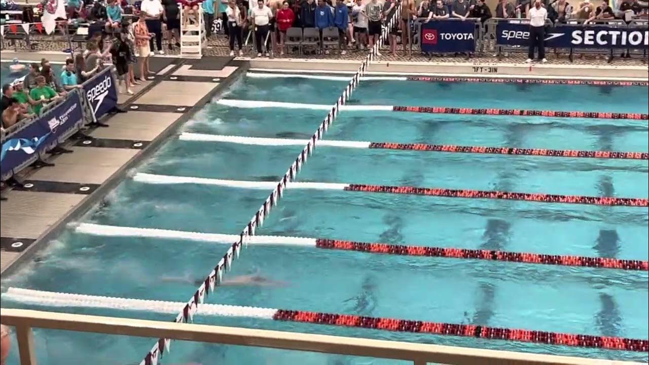 2023 Eastern Zone Sectionals 50 Free A Final YouTube