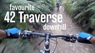 42 Traverse Downhill – This Is The Longest & Fastest Downhill Section Of The 42 Traverse MTB Trail