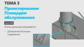 Тема 5.8 Проектирование металлоконструкции Площадки обслуживания в КОМПАС-3D