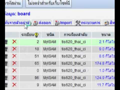 การ Backup ฐานข้อมูลใน Direct Admin
