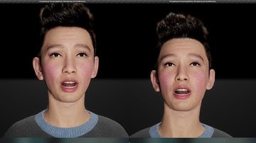 Procedural facial animation with MetaHuman