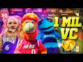 I spent 1 Million VC on MASCOTS on NBA 2K19 with my Shot Creator Stretch Big Demiogod Build 2k19