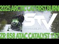 2025 arctic cat zr 858 atac catalyst 137 first burn