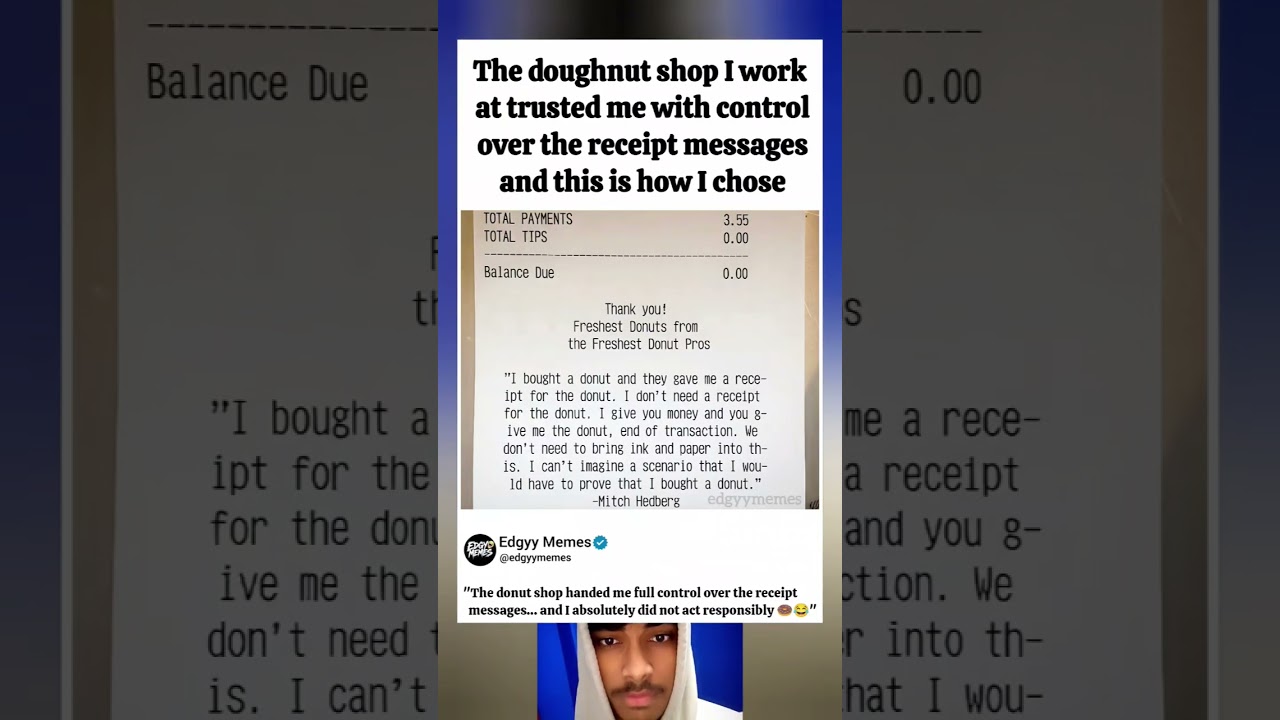 Gave Me Control Over Receipt Messages 🍩😈