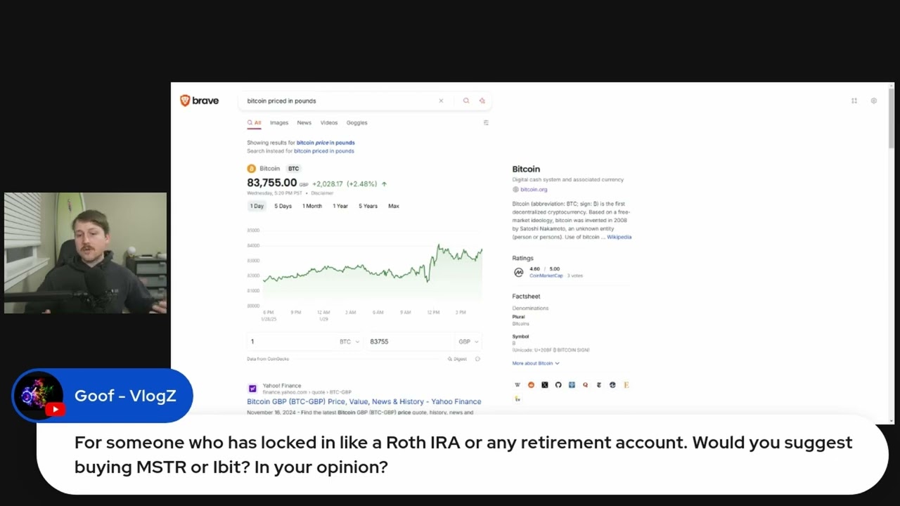 MSTR vs IBIT (Simplified)