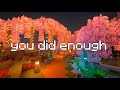 tired...? no one appreciates you...?(minecraft music &amp; rain)